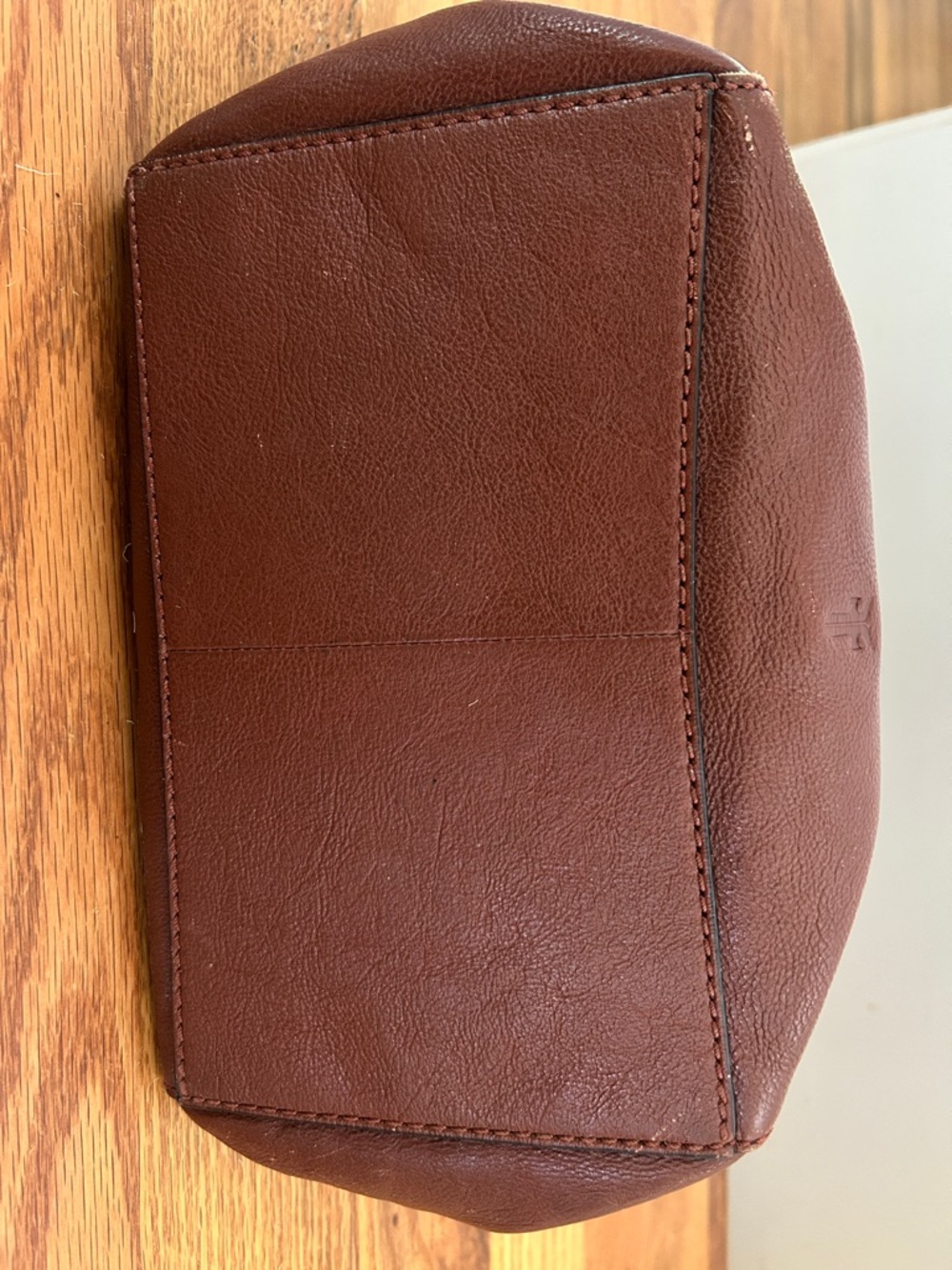 Frye Brown Leather Hobo Shoulder Bag - Picture 12 of 14